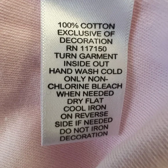 Quacker Factory Top / Embroidered Bee Heart / grannycore /Pink /Size: XL - Picture 6 of 6